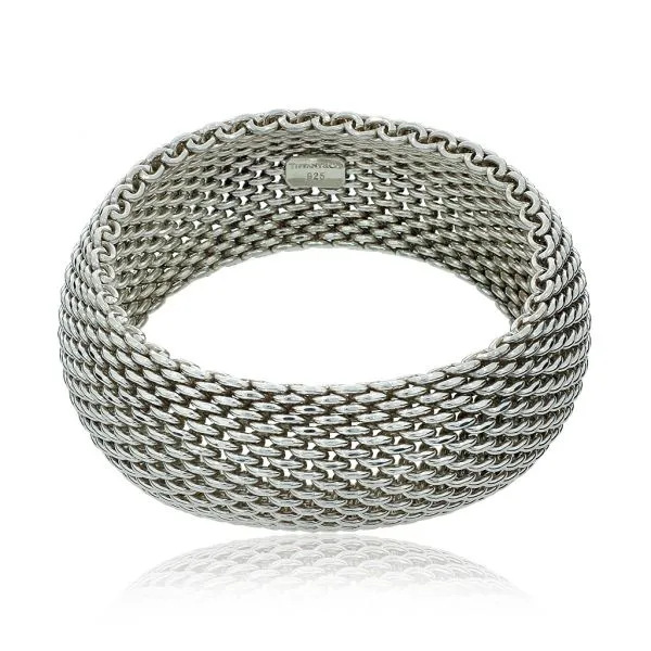 Tiffany sterling 2025 mesh bracelet